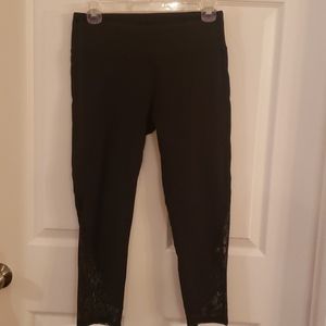 Fabletics lace insert crops